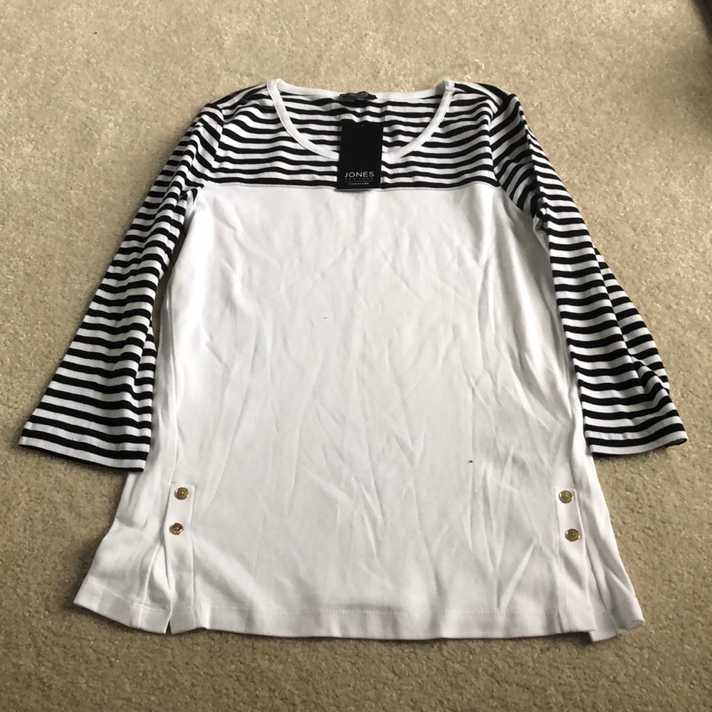 Jones New York striped shirt